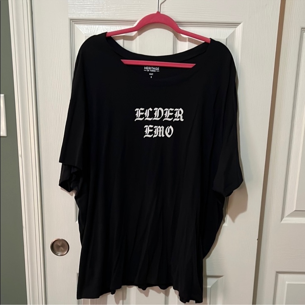 Torrid Black Knit Top